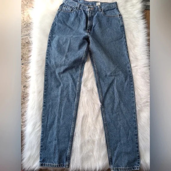 Rare Vintage Levis 512 Medium Wash High Waisted Jeans Waist 33" - Picture 4 of 14